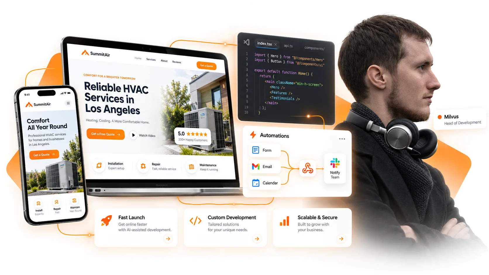 AI Websites & Custom Development