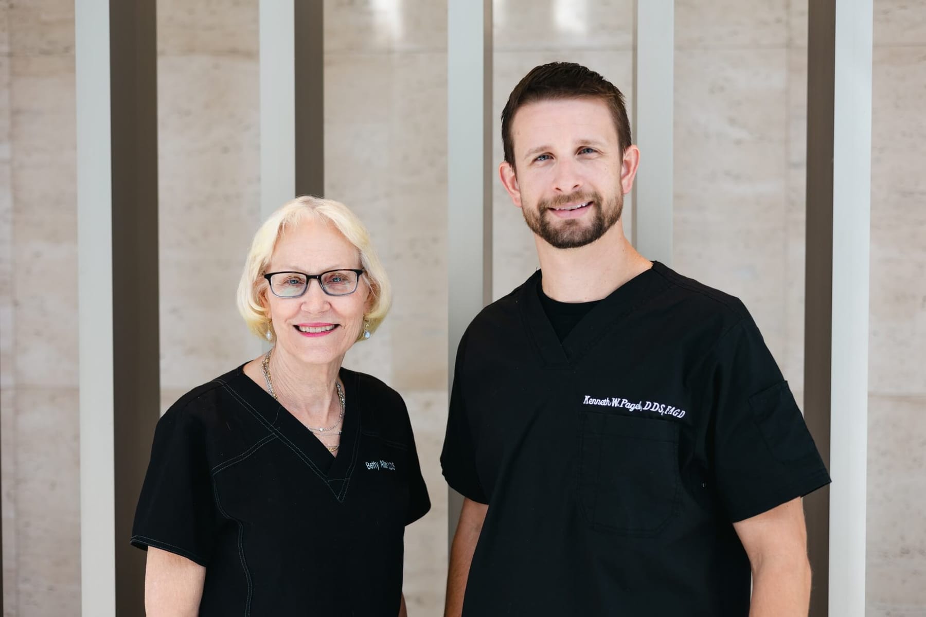 Dr. Betty Albers and Dr. Kenneth W. Pagel
