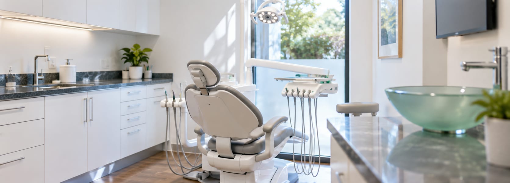 Treatment room at Downtown Dentists