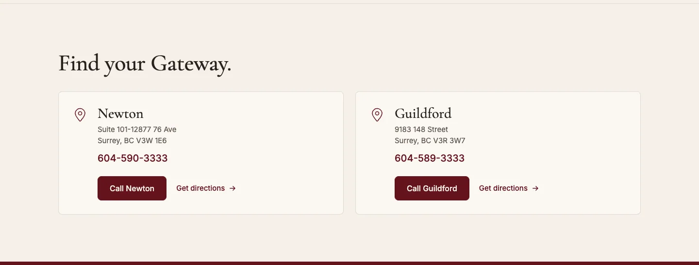 Find your Gateway.