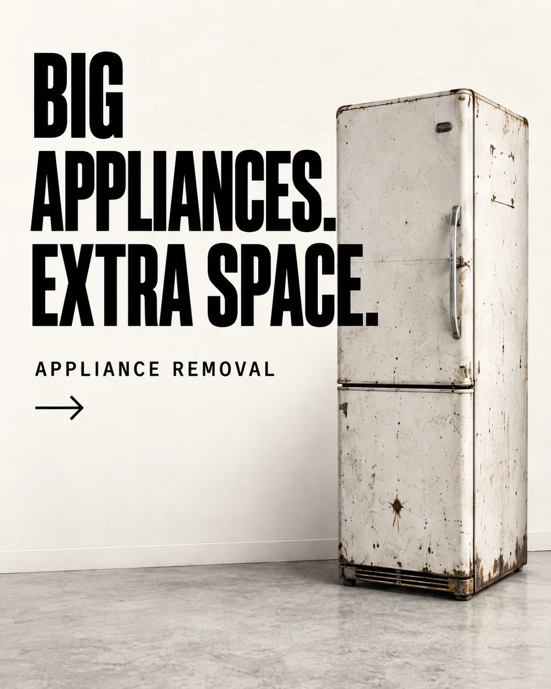Big appliances.