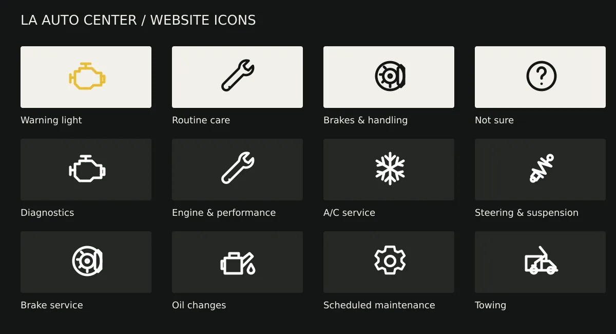Service icons