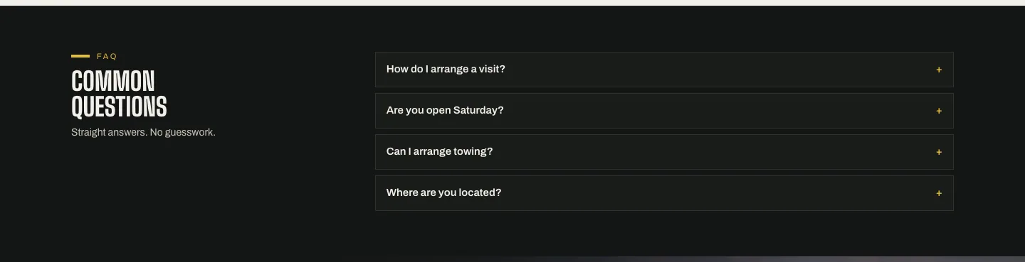 Common questions