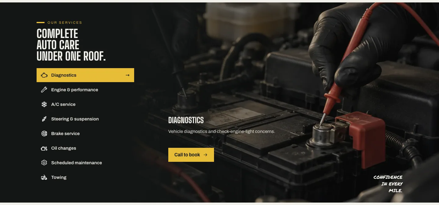 Complete auto care under one roof.