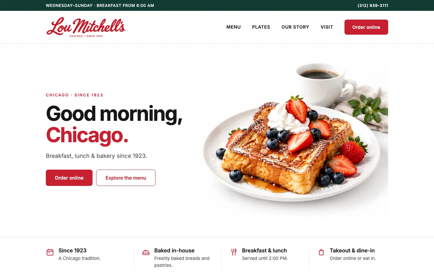 Good morning, Chicago.