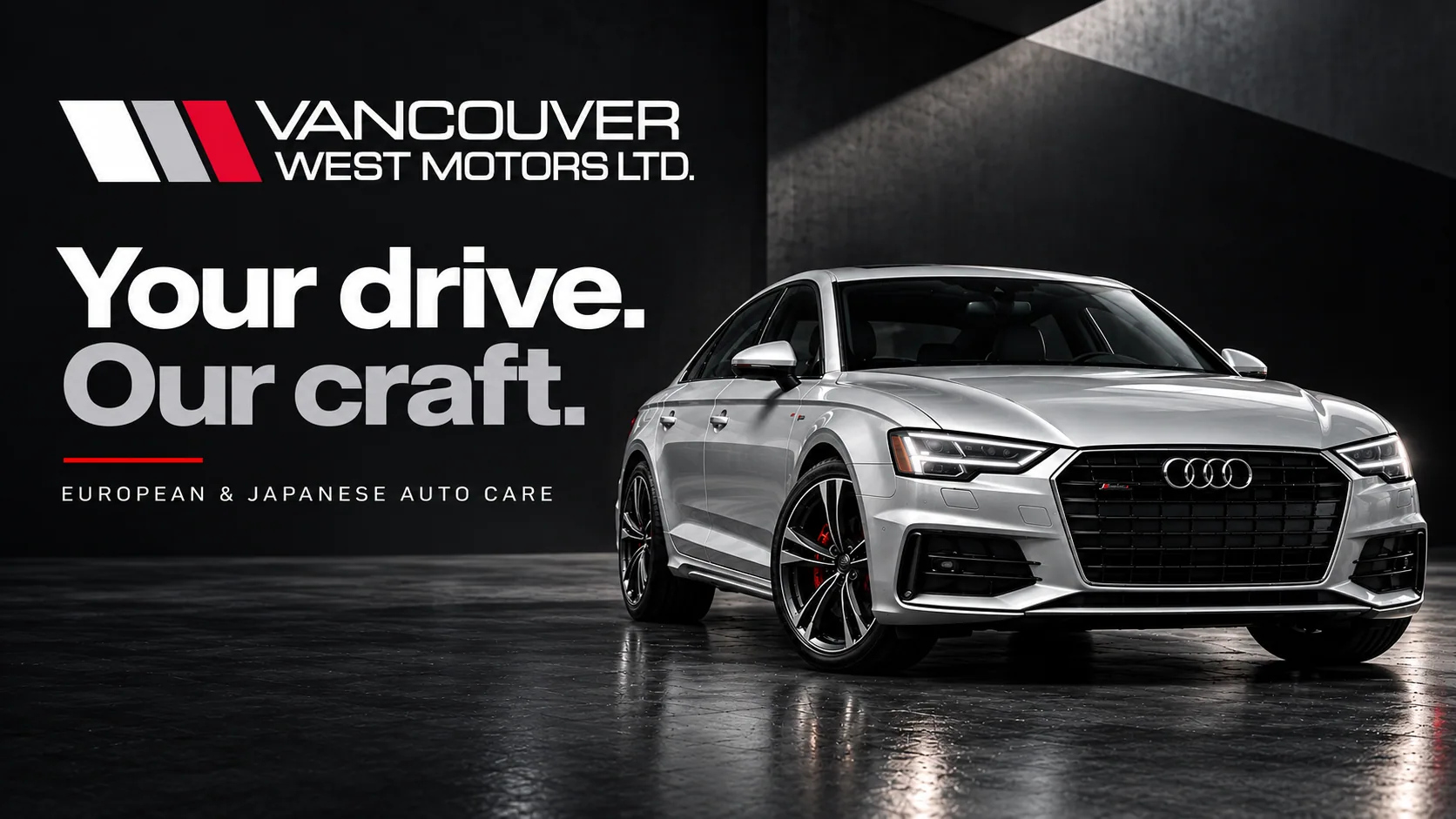 Vancouver West Motors — a 1966 VW and Audi specialist with a site built like the cars it services