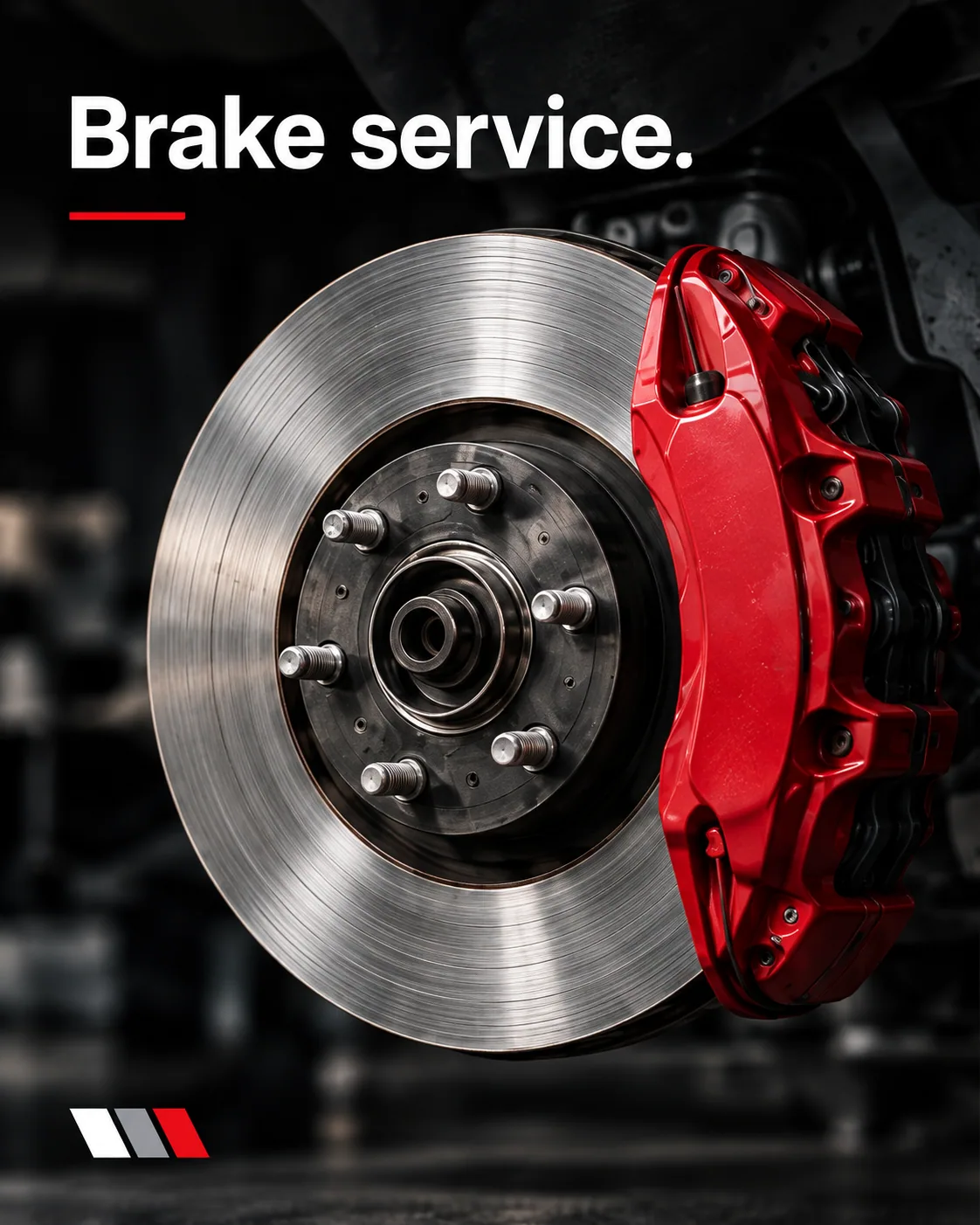 Brake service.