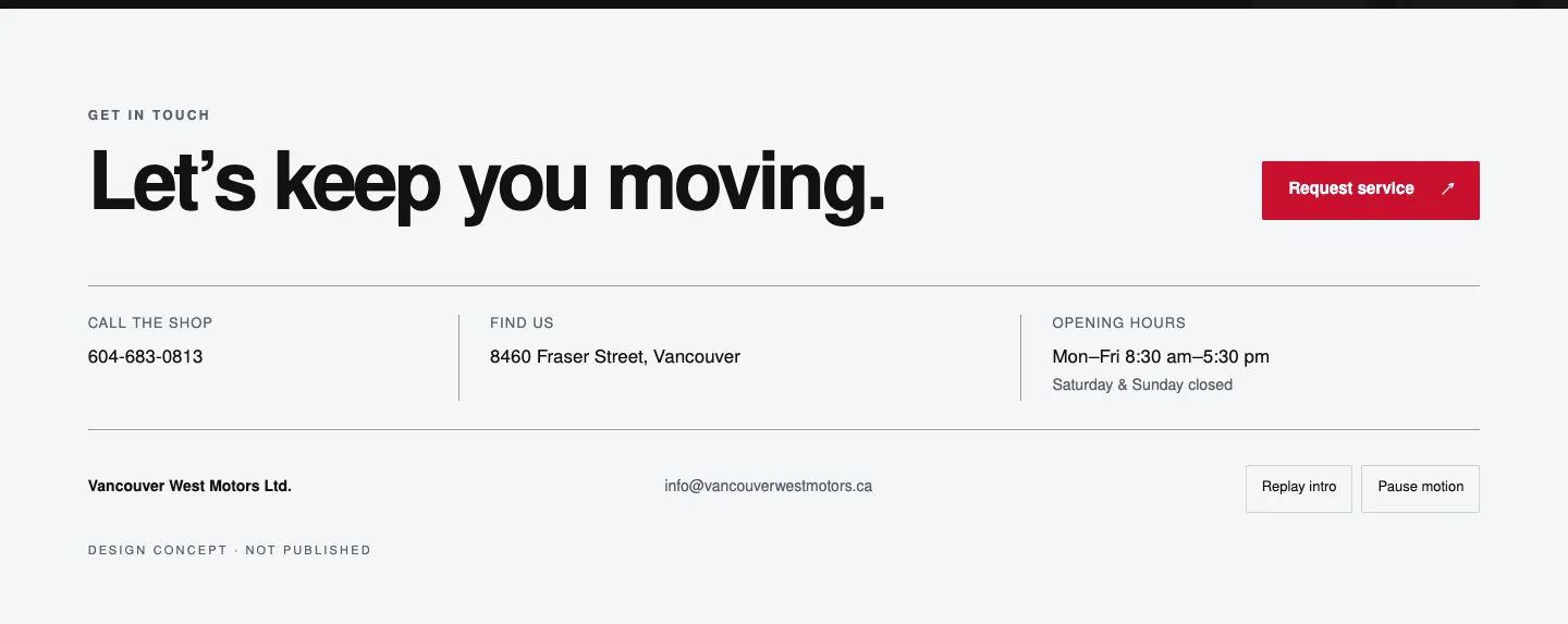 Let's keep you moving.