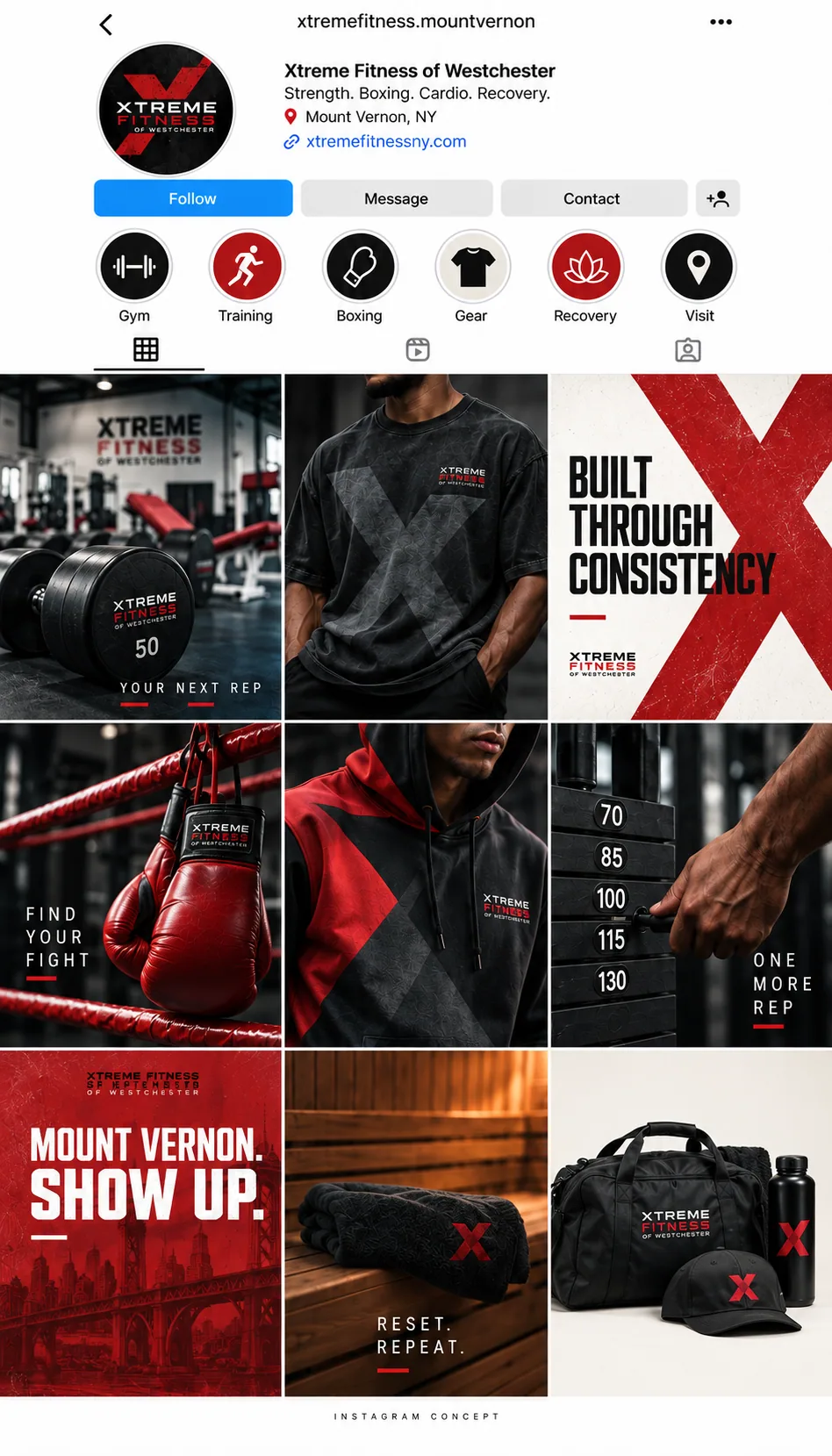 Profile concept: the black X