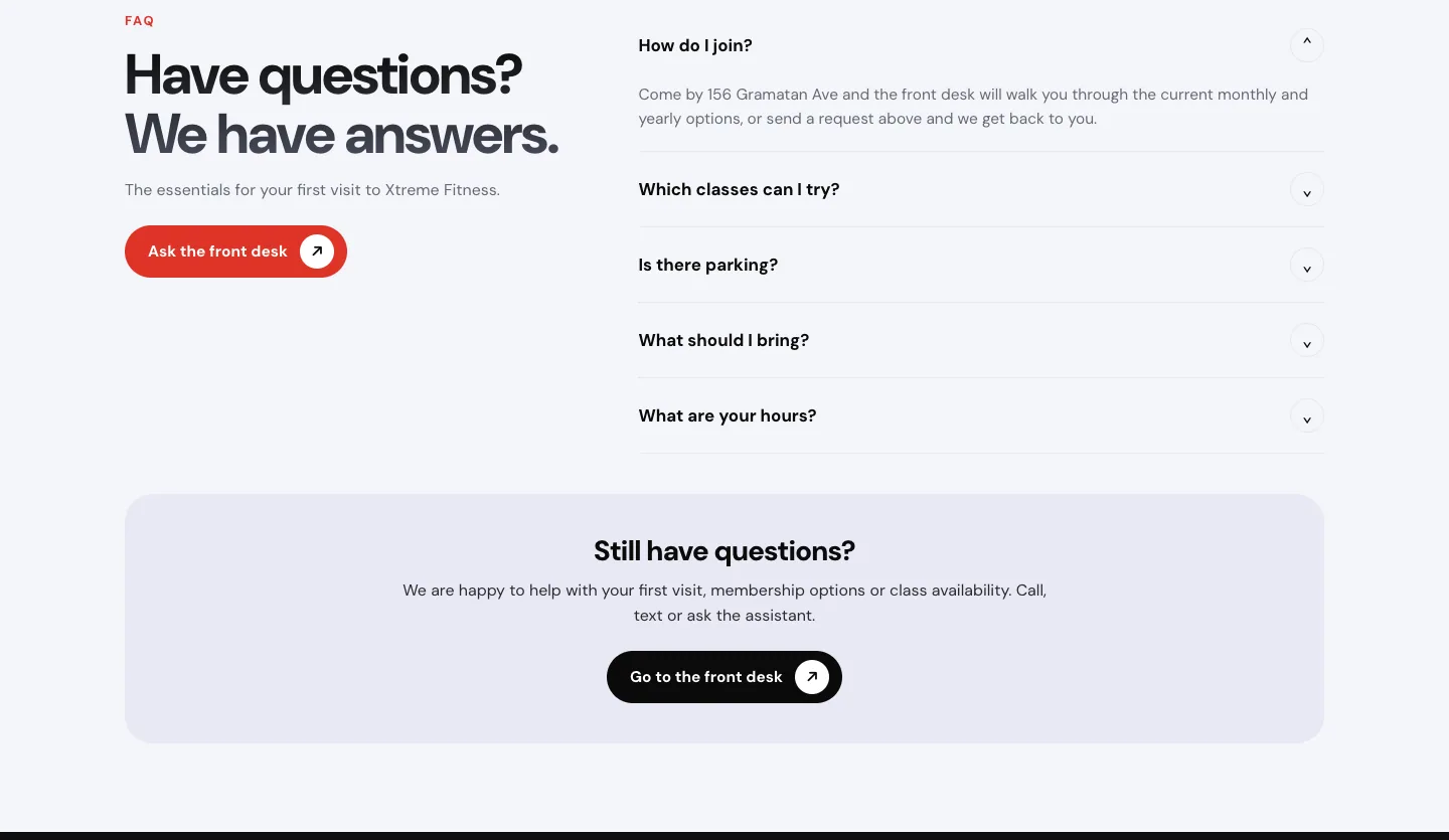 Have questions? We have answers.