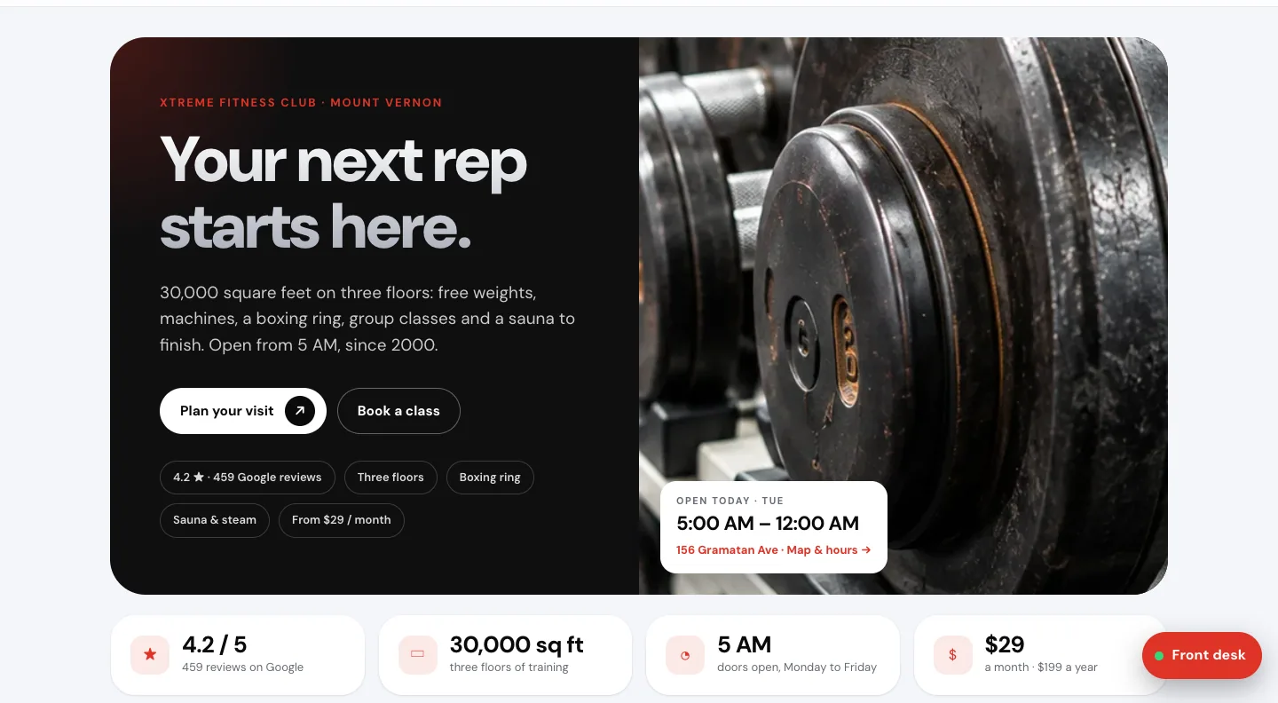 Your next rep starts here
