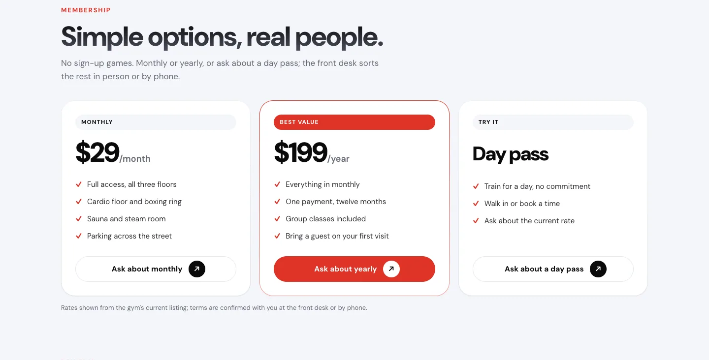 Simple options, real people
