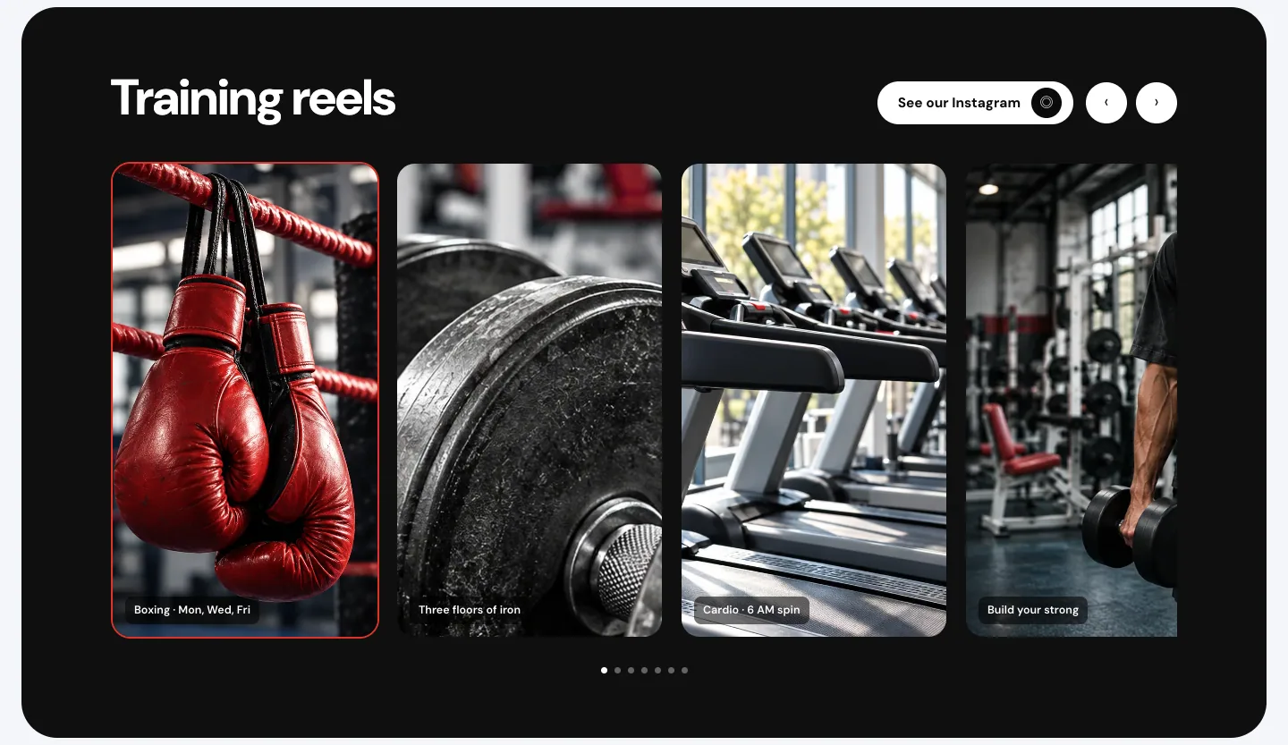 Training reels