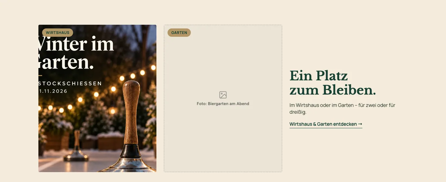 Ein Platz zum Bleiben